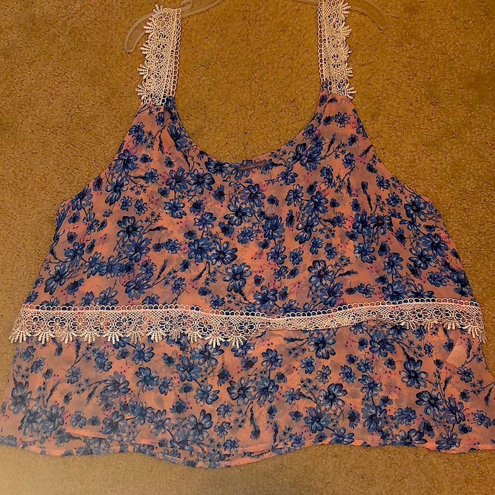 Charlotte Russe floral tank top